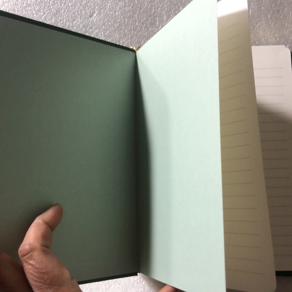 Alphabet “R” note book with golden details - Picture 12 of 17